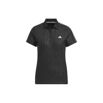 Adidas Рубашка поло Heat.Rdy с тиснением, женская рубашка поло, черная IK9819 XS