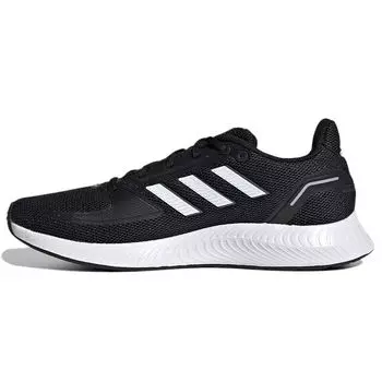 Adidas Runfalcon 2.0 Black White Женские кроссовки Core-Black Cloud-White Grey-Six FY5946