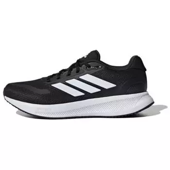 adidas Runfalcon 5 черные белые мужские кроссовки Core-Black Cloud-White IH7758 44
