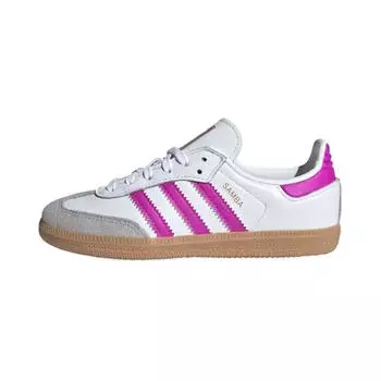 Adidas Кроссовки Samba OG C White Purple Burst Gum Kids Cloud-White IE8848 33