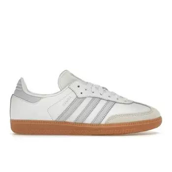 Adidas Samba OG White Halo Blue Gum Женские кроссовки Cloud-White Off-White IE0877 36