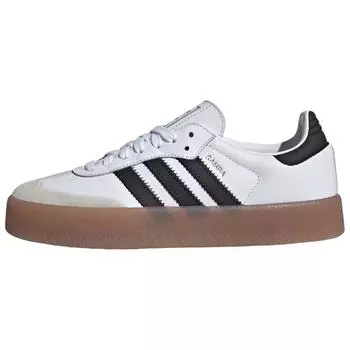 adidas Sambae White Black Gum Женские кроссовки Cloud-White Core-Black Gold-Metallic JI1349 38