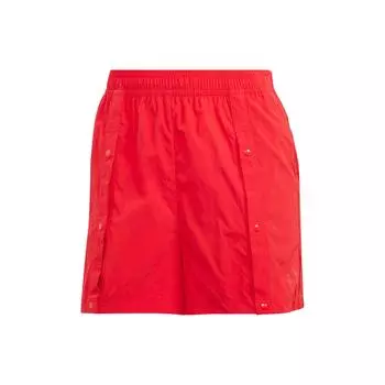 Adidas Шорты Tiro с застежкой на кнопку, однотонный логотип, эластичный пояс, прямые шорты, женские шорты, светло-малиновые IK4240 XL