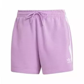 Adidas Шорты женские из французского трикотажа Always Originals Series с тремя полосками, фиолетовые IY2155 XL