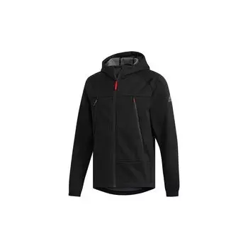 Adidas Softshell Outdoor Повседневная куртка с капюшоном Мужские куртки Черный EH3945 XS