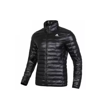 Adidas сплошной цвет спортивный теплый пуховик азиатская мужская верхняя одежда черный BS1588 S
