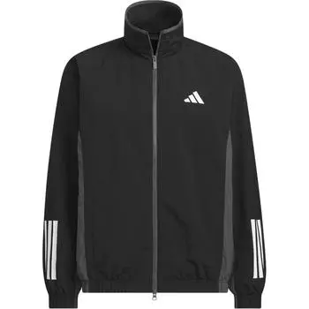 Adidas Спортивная повседневная куртка с длинным рукавом и цветным блоком, мужские куртки, черная KC3920 L