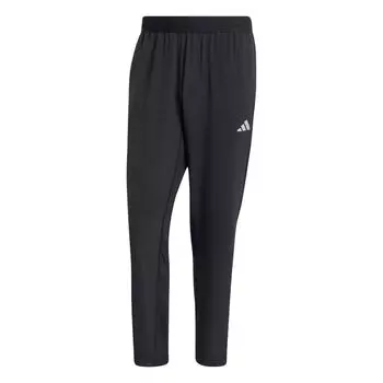 Adidas Спортивные спортивные штаны для мужчин, однотонные, средней посадки, прямые, черные IW8385 M