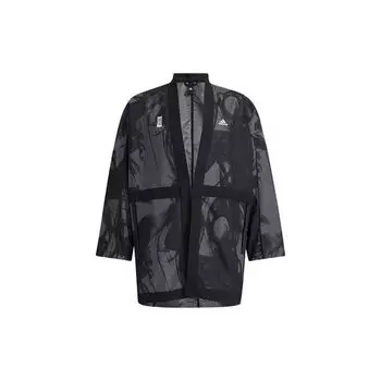 Adidas Sports Style Повседневная тканая куртка Мужские куртки Черные GP0874 M