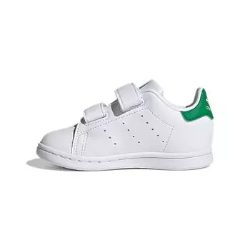 Adidas Stan Smith Primegreen Infant White Green Детские кроссовки Cloud-White FX7532 20