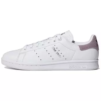 adidas Stan Smith White Legacy Purple Женские кроссовки Cloud-White Silver-Metalic H68626