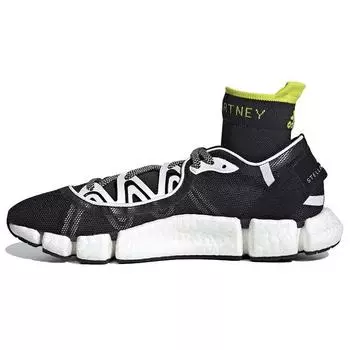 adidas Stella McCartney x Climacool Vento Black White Женские кроссовки Cloud-White Acid-Yellow Core-Black FZ3014 36
