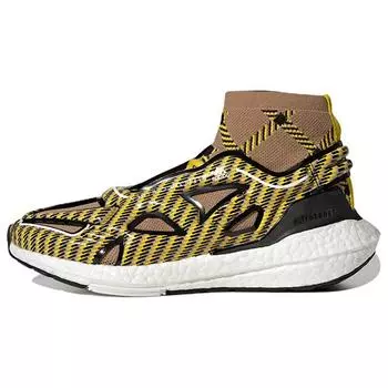 adidas Stella McCartney x UltraBoost 22 Elevated Cardboard Желтые женские кроссовки Black Cloud-White GX1532