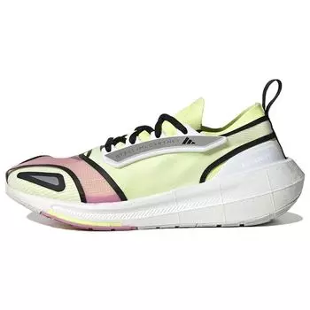 adidas Stella McCartney x UltraBoost Light Frozen Yellow Pink Женские кроссовки Core-White Screaming-Pink HQ8664 36
