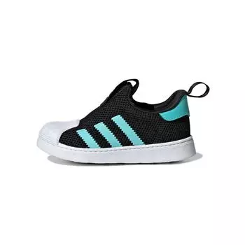 Adidas Superstar 360 I Black Aqua Детские кроссовки Core-Black Flash-Aqua Footwear-White IF5915 22