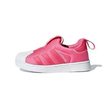 Adidas Superstar 360 I Розовые детские кроссовки белые F97623