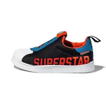 Adidas Superstar 360 XJ Black Bright Red Детские кроссовки Core-Black Focus-Blue Q46510 28