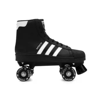 Adidas Superstar 82 Skate черные белые женские кроссовки Core-Black Cloud-White Silver-Metallic JI3535 39