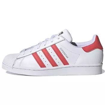 adidas Superstar Cloud Бело-Розовые женские кроссовки Crew-Red Matte-Silver FX6075 39