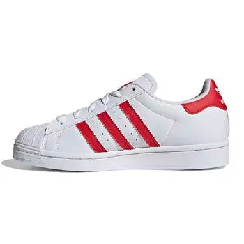Adidas Superstar J White Ярко-красные детские кроссовки Cloud-White FY2569 40