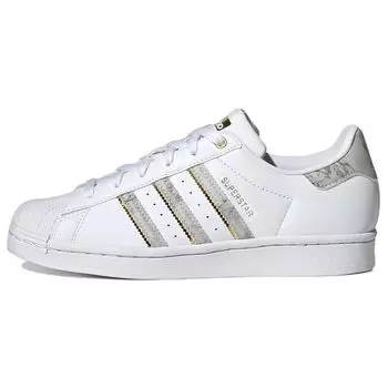 Adidas Superstar White Gold Metallic Женские кроссовки Cloud-White GX1839 36