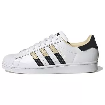 Adidas Superstar White Sand Black Мужские кроссовки Cloud-White Sand-Strata Core-Black HQ2166 44