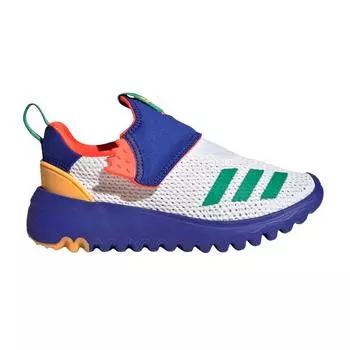 adidas Suru365 Slip-On J White Blue Green Детские кроссовки Cloud-White Court-Green Lucid-Blue HP7735 28