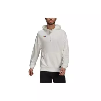 Adidas Свободные мужские спортивные толстовки с принтом, белые H61132 L
