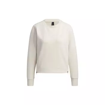 Adidas Tech Sweat Side-Zip Спортивный повседневный пуловер Женские топы Белый GP0728 XS