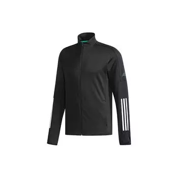 Adidas Теннисная спортивная куртка с полосатым логотипом Мужская верхняя одежда Черный CF7970 XL