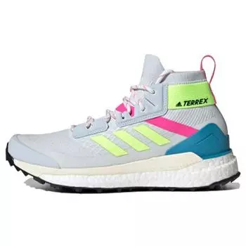 Adidas Terrex Free Hiker Primeblue Halo Blue Yellow Screaming Pink Женские кроссовки Hi-Res-Yellow FY7336 36