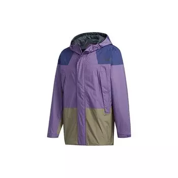 Adidas Terrex Xplr Rain 2.5 J Мужская куртка с капюшоном Верхняя одежда Tech-Purple FN0832 XL