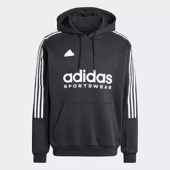 Adidas Толстовка с капюшоном Tiro 3 Stripe из флиса, черная, Iw5936 AS