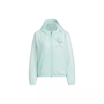 Adidas Тканая куртка на молнии с капюшоном Женская верхняя одежда Голубой JN6656 M