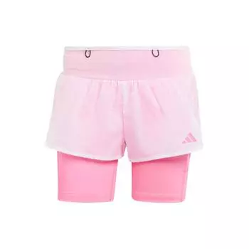 Adidas Tokyo Running 2-в-1 шорты женские шорты ярко-розовые IP3562 XL