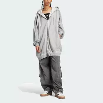 Adidas Толстовка большого размера Adilenium 2 Washed Grey Jm9250 XS