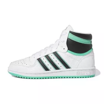Adidas Top Ten RB J White Hi-Res Green Детские кроссовки Cloud-White Core-Black HR1416 36