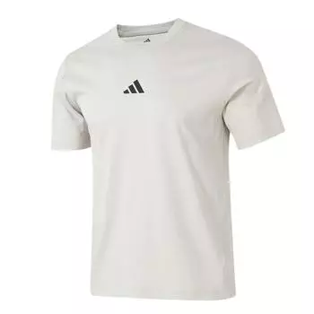 Adidas Тренировочная беговая мягкая удобная дышащая футболка с коротким рукавом мужская топы серый JF3259 XL