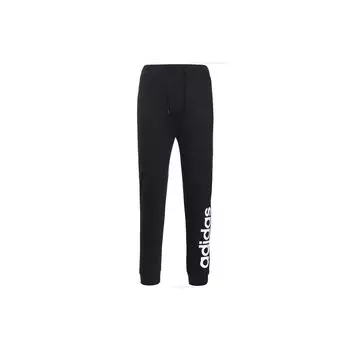 Adidas Трикотажные брюки-джоггеры Neo Logo Cuff, мужские, черные, FP7444 S