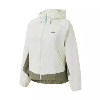 Adidas Удобная куртка с капюшоном на молнии для мужчин, белые куртки JL9843 S