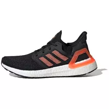 adidas UltraBoost 20 Signal Coral Женские кроссовки Black Core-Black Cloud-White EG0717
