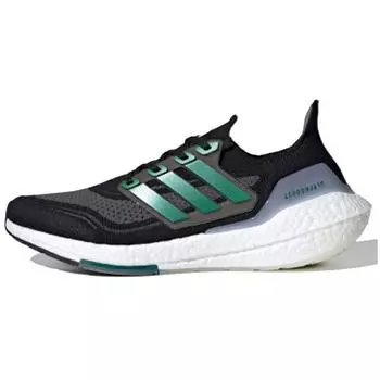 Adidas UltraBoost 21 Black Sub Green Мужские кроссовки White Cloud-White Core-Black FZ1923 43