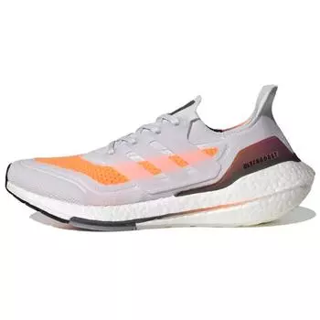 Adidas UltraBoost 21 Grey Screaming Orange Мужские кроссовки Dash-Grey FY0375 42