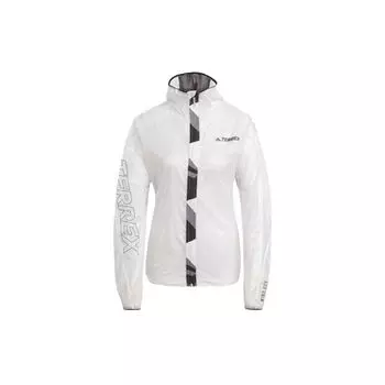 Adidas W Agr Pro Wnd J Спортивная уличная ветровка, сложенная куртка, женские куртки, белая GM4489 M