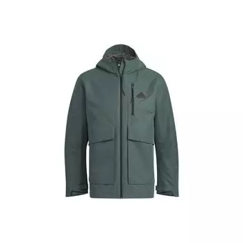 Куртка Adidas Wind.Rdy City Escape с сплошным логотипом, спортивная повседневная куртка с капюшоном, мужская куртка цвета плюща IT3952 S