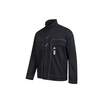 Adidas Wuji Series спортивная куртка с воротником-стойкой, мужская верхняя одежда с длинным рукавом, черная HE5137 XS