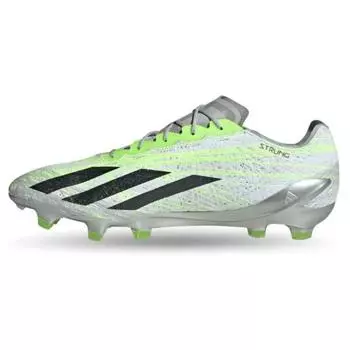 Adidas X Crazyfast Strung+ FG Grey Lucid Lemon Мужские кроссовки Grey-Two Core-Black IG0783 41