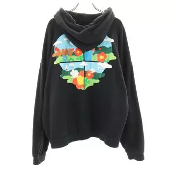 adidas x Melting Sadness Collaboration Trefoil logo back print Long sleeve Sweatshirts Men s Used