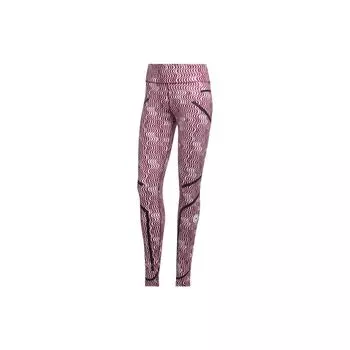Adidas X Stella McCartney Logo эластичные спортивные брюки с высокой талией женские брюки красные HG6885 S