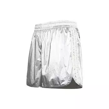 Adidas x Wales Bonner Серебристые шорты Брюки унисекс серебристого цвета с эффектом металлик IM0421 XS